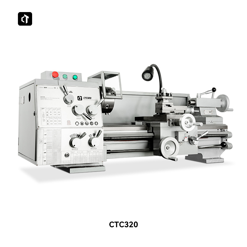 Electronic speed-regulating lathe