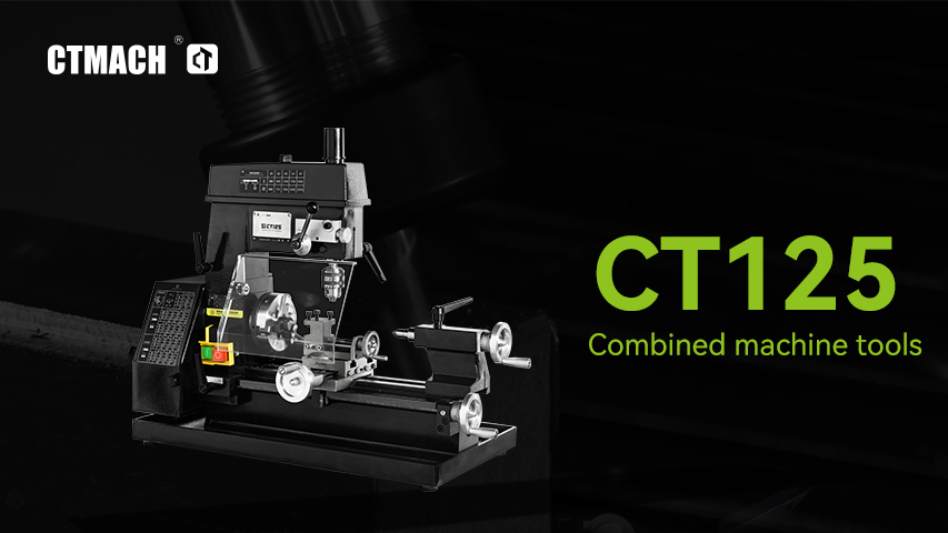 CTMACH CT125 - Torno/fresadora combinado de 7"