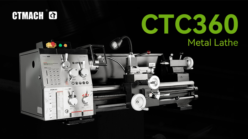 Torno de banco para metal CTMACH de 14" x 29" - CTC360