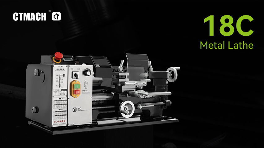 Mini torno para metal CTMACH de 7" x 12" - 18C